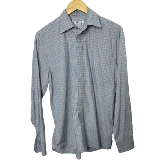 Southern Tide Trim Fit Cotton Blend Spring Plaid Button-Down Shirt Men's Medium - Picture 1 of 5